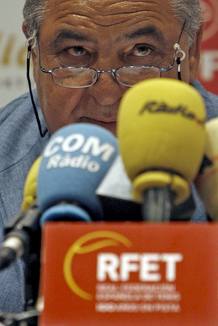 Pedro Muñoz, presidente de la RFET.